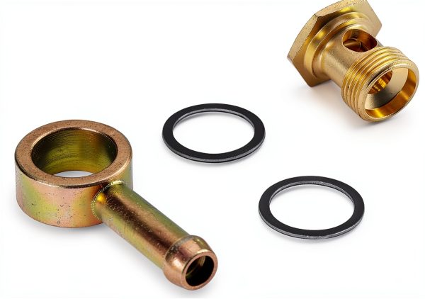 Holley Swivel Fitting Brass Adapter for Fuel System-1
