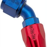Edelbrock AN Nipple Fuel Fitting Aluminum Blue-0
