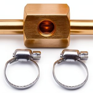 Mr Gasket Fuel Pressure Gauge Adapter Plastic Round-0