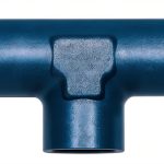 Aeroquip Fuel Fitting Adapter 1/8in Aluminum Blue-0