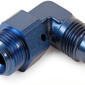 Earls Blue Anodized Aluminum Adapter-0