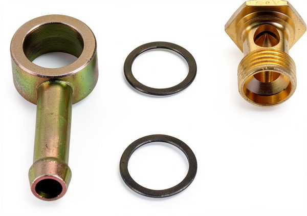 Holley Swivel Fitting Brass Adapter for Fuel System-0