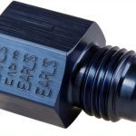 Earl's Performance Fuel Adapter Blue Anodized Aluminum-0