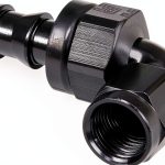 Russell 1/4 inch NPT Adapter Black Aluminum-0