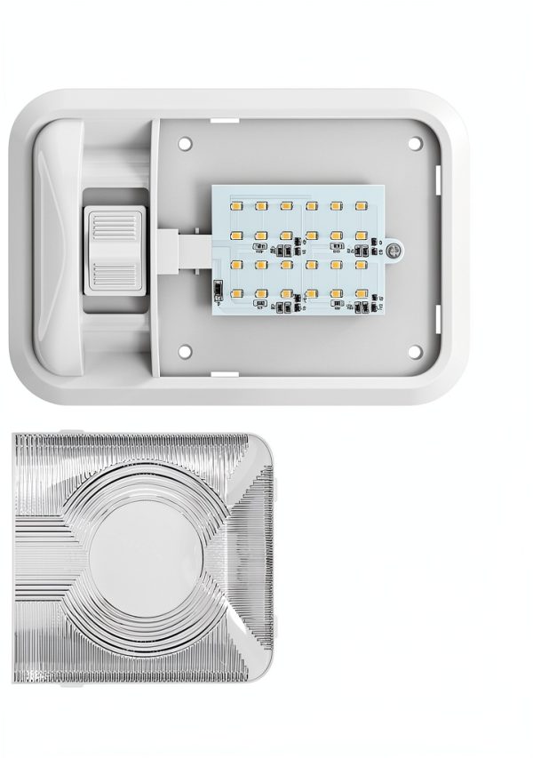 LED Light 12V 2-Pack Natural White Leisure LED Dome Light-3
