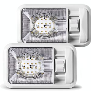 LED Light 12V 2-Pack Natural White Leisure LED Dome Light-0