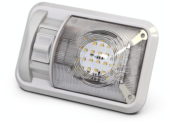 LED RV Ceiling Dome Light 5 Pack 12V Natural White 300LM Leisure LED-2