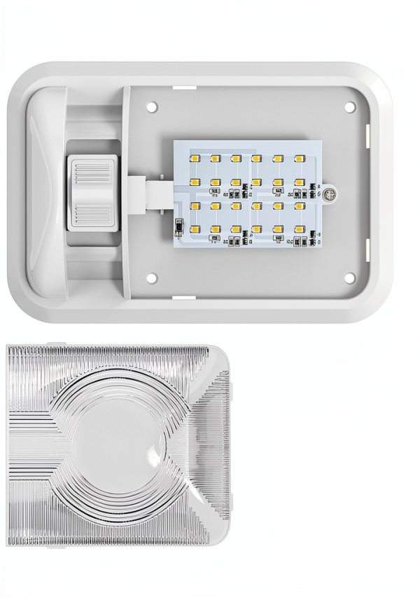 LED RV Ceiling Dome Light 5 Pack 12V Natural White 300LM Leisure LED-3